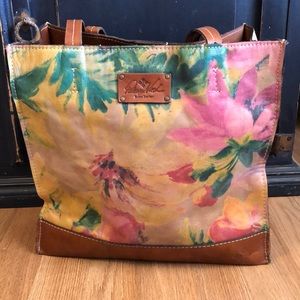 Patricia Nash leather shoulder purse